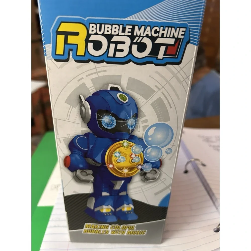 robot bubble machine By Hanson Age 3+‎ Colorful Bubbles W / Music